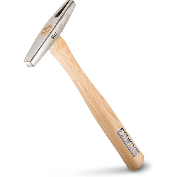 Sure Strike Tack Hammer - 5 oz Forged Steel Head with Magnetic Face & Hickory Wood Handle - MRWT