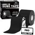 thumbnail image 1 of Sure Tape Water Resistant pro Synthetic Kinesiology Tape Roll Therapeutic Sports Tape Latex Free, 20 Precut, 10” Strips, 1 of 8
