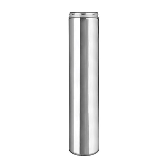 Selkirk Sure-Temp 8 in. D X 48 in. L Stainless Steel Chimney Pipe