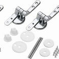 Universal Toilet Seat Lid Hinge Replacement Kit with Screws and