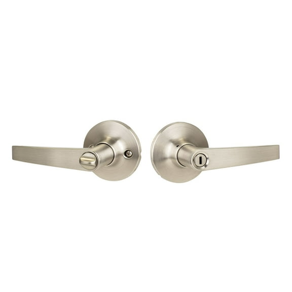 Sure-loc Cedar Satin Nickel Lever Keyed Entry W/Keyed Alike Deadbolt, Satin Nickel