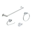 thumbnail image 1 of Sure-loc  Modern Polished Chrome 4-piece Bathroom Accessory Set Sure-Loc Modern 4-piece Bathroom Accessory Set, 1 of 5