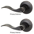 thumbnail image 1 of Sure-loc  Snowbird Vintage Oil-rubbed Bronze Lever Privacy Lever, 1 of 5