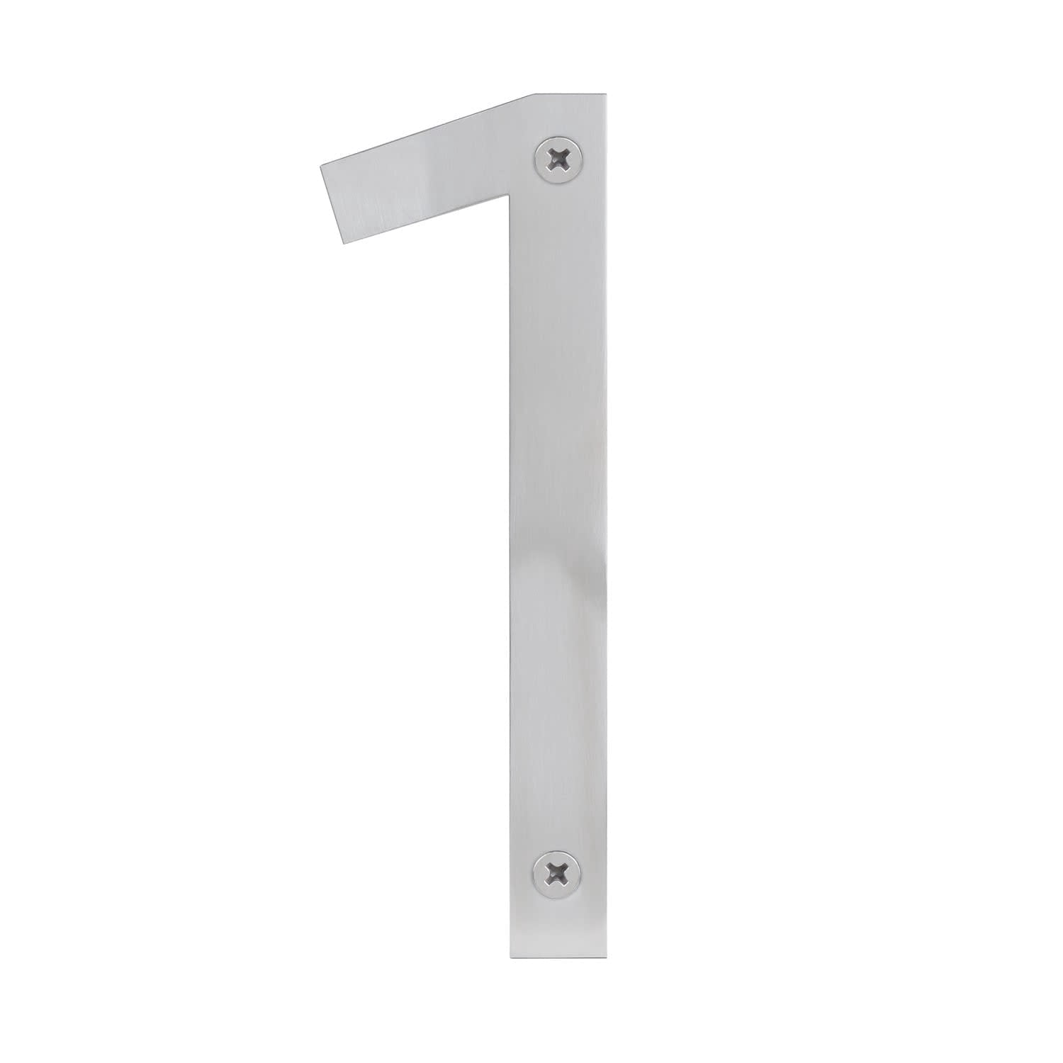 Sure-loc  Stainless-steel House Numbers - 6"H Silver/1