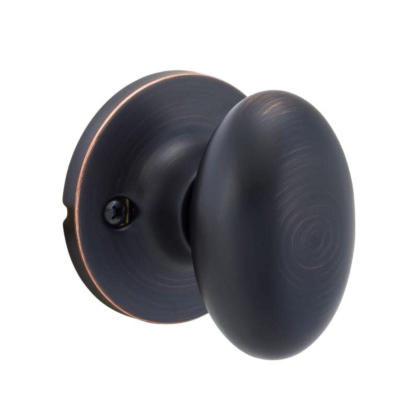 Sure-loc  Vintage Bronze Egg-shaped Dummy Door Knob