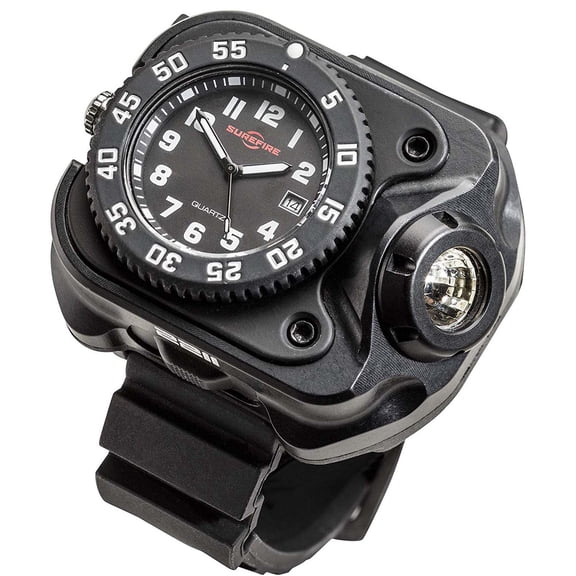 SureFire 2211 Durable Rechargeable Variable-Output LED WristLight with Watch