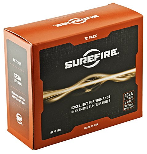 SureFire 72 Pack 123A Lithium Batteries