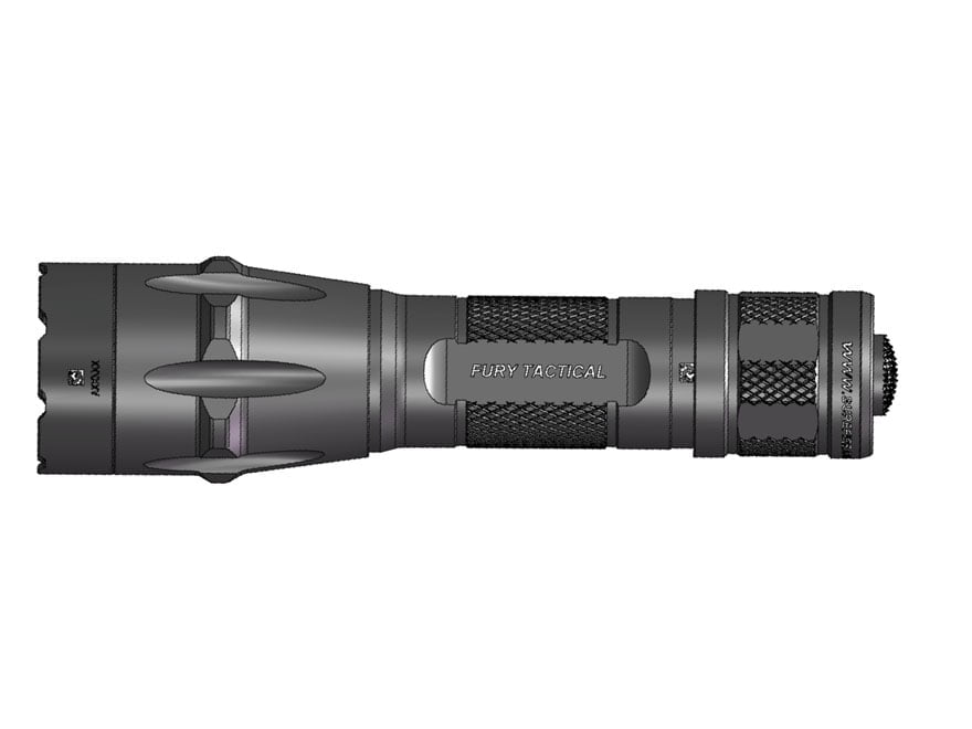 SureFire Lightweight High Performance Dual Fuel Tactical 123A Lithium Batteries LED Flashlight with 1,500 Lumen, Black