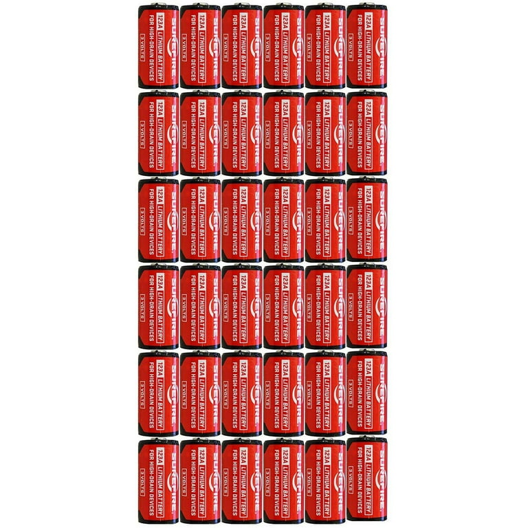 12 pack Surefire CR123A Lithium 3V Battery – LightJunction