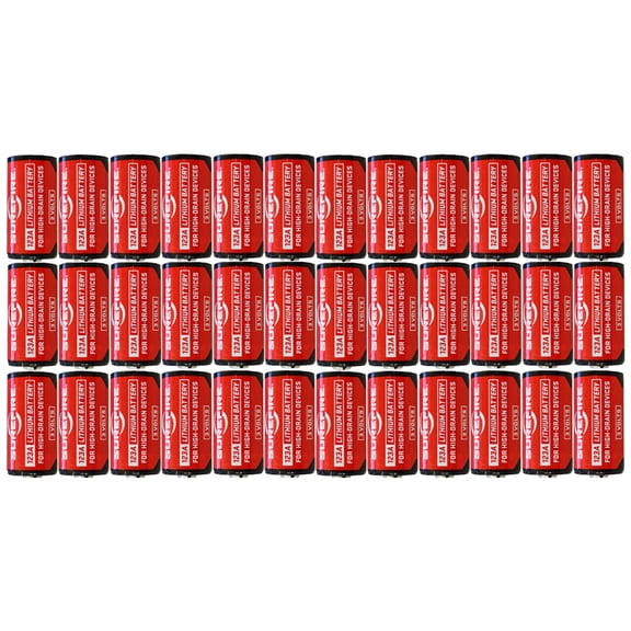 SureFire SF12-BB 123A CR123 3-Volt Lithium Batteries - 36 Pack