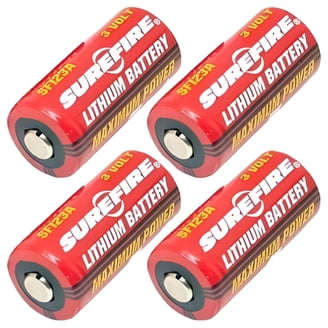 SureFire CR123 Batteries 3V Lithium Household Essentials - Walmart.com