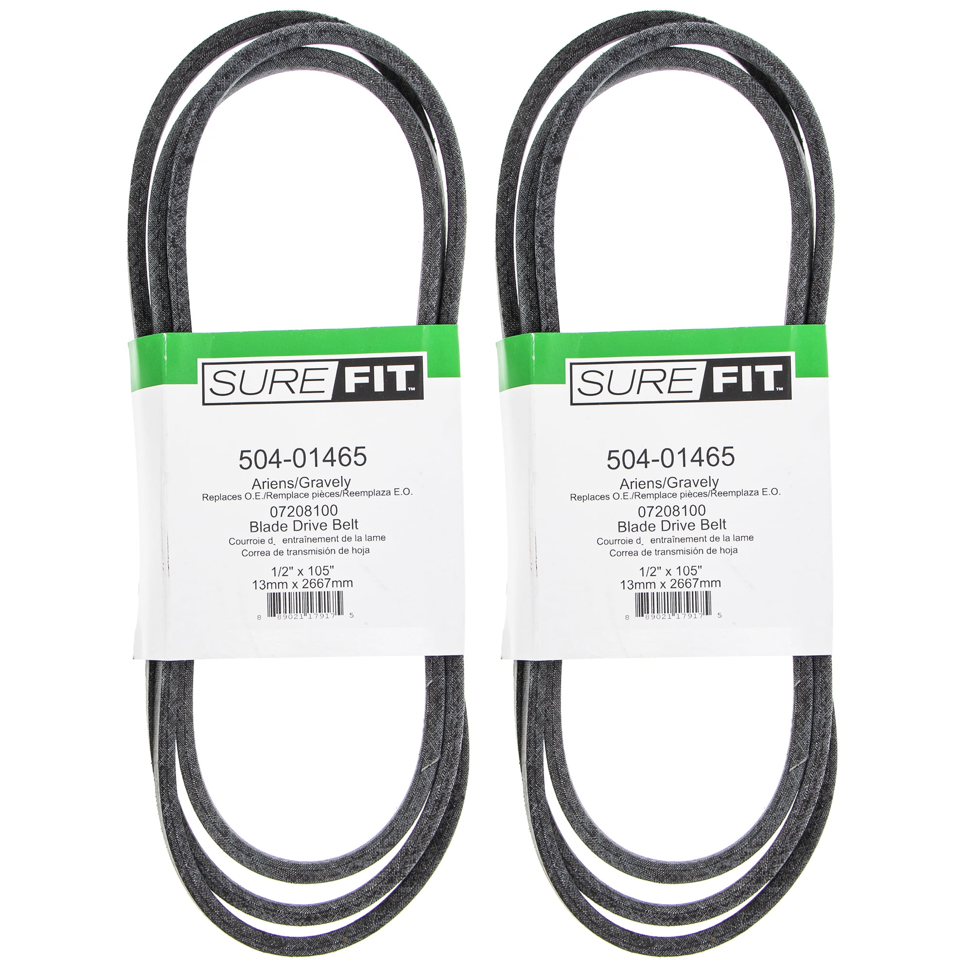 SureFit 50401055 Deck Drive Belt Fits Ariens 07216900, 58 OFF