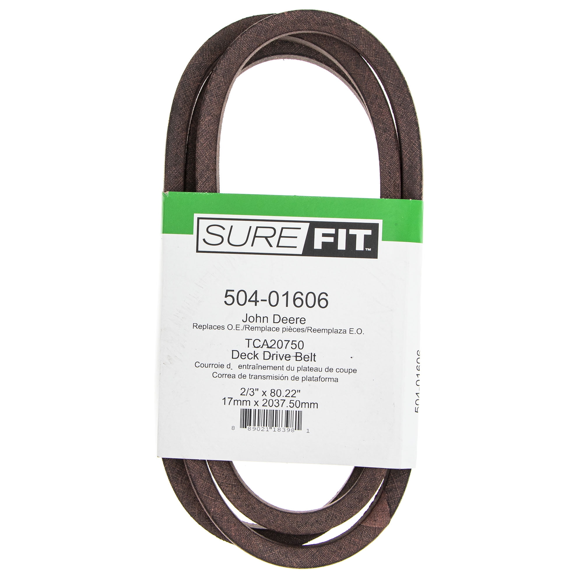 SureFit 36" Deck Drive Belt for John Deere TCA20750 WG36A Mower