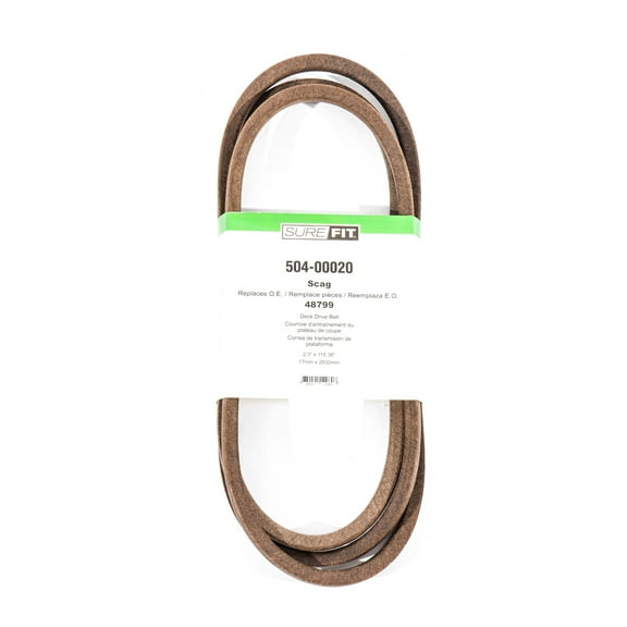 SureFit 504-00020 Mower Deck Drive Belt Fits Scag 48799