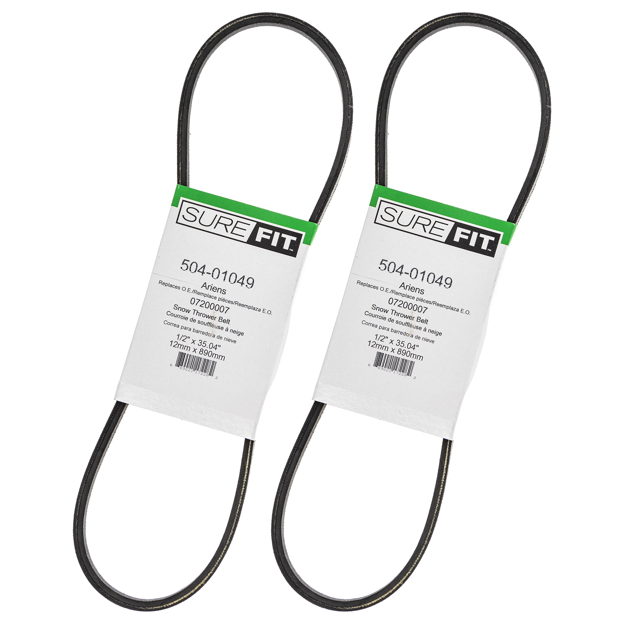 SureFit Auger Drive Belt for Ariens 07200007 ST8526LE ST8526 26" Snow