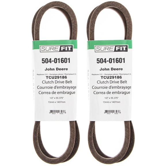 SureFit Clultch Drive Belt TCU29186 John Deere WH36A WH48A WH52A WH61A 2PK