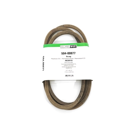 SureFit Cutter Deck Drive Belt for Scag 483615 Pro-V SWZV36A Walk-Behind Mowers
