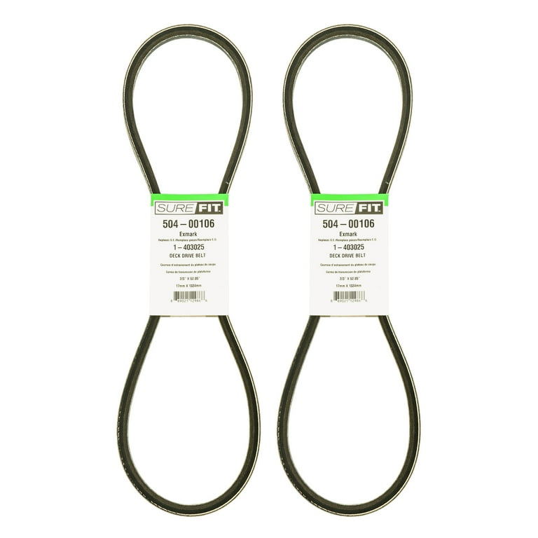 Exmark mower belt replacement sale
