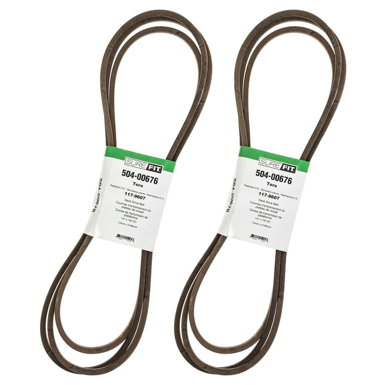 SureFit Deck Drive Belts Replacement for Toro 117 9607 60