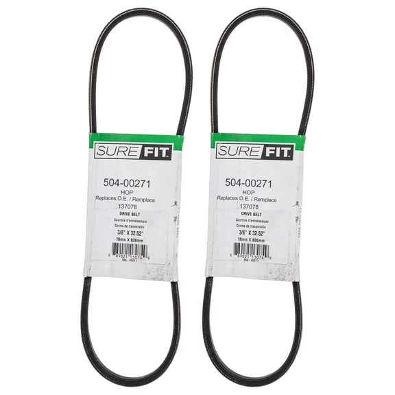 SureFit Drive Belt 532137078 Husqvarna 56 CS DHS SFE Walk-Behind 3/8" 2PK