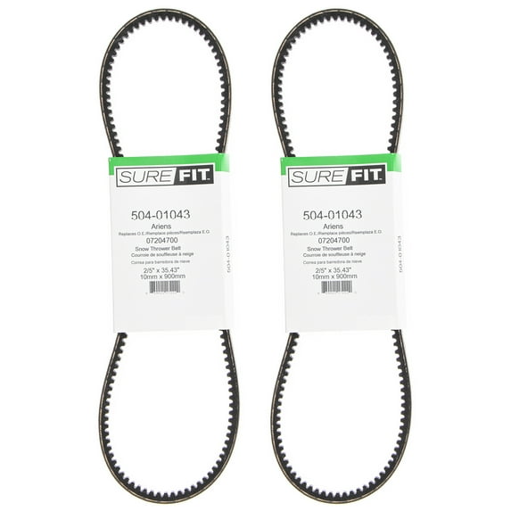 SureFit Drive Belt for Ariens 07204700 ST 524 624 724 Sno-Thro Snow Blower 2PK