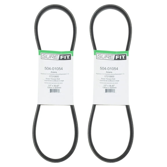 SureFit Drive Belt for Ariens 07210800 ST 832 824 524 SB9369 TT8 Snow Blower 2PK