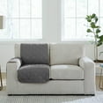 thumbnail image 1 of SureFit Gemma Corner Sectional Sofa Cover Furniture Protector, Waterproof Pet Protector Furniture Covers, Gray, 1 of 7