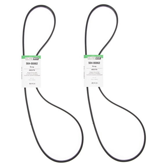 SureFit Grass Catcher Blower Drive Belt 482379 Scag Turf Tiger GC-STT-61 2PK
