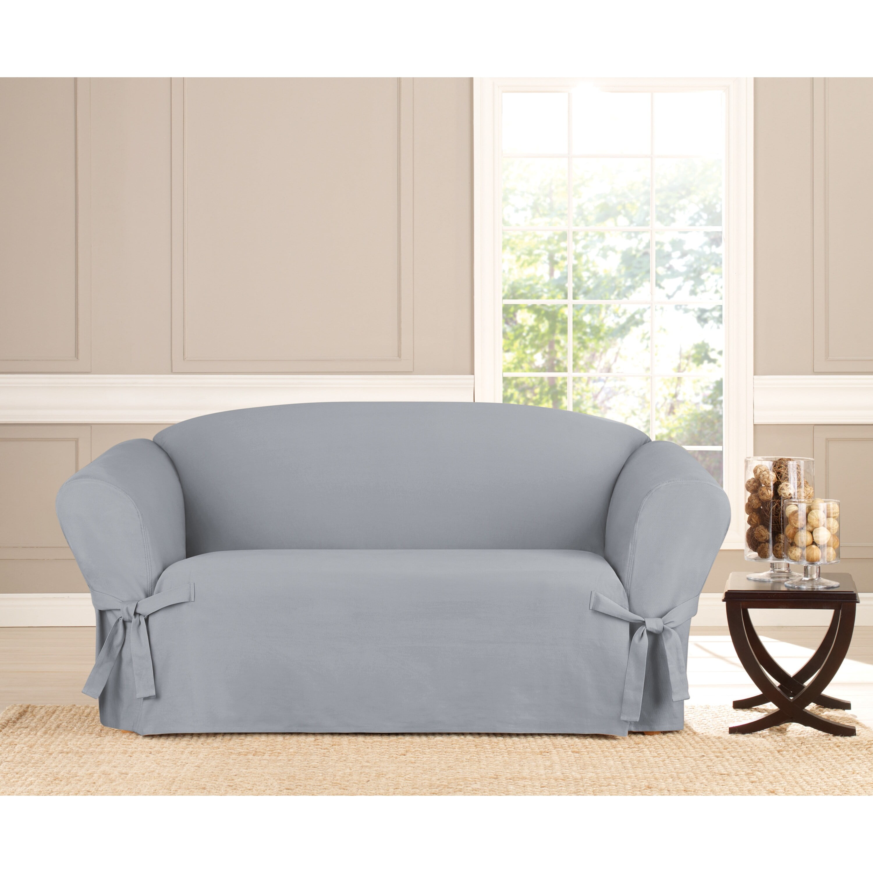 Cotton duck recliner slipcover hotsell
