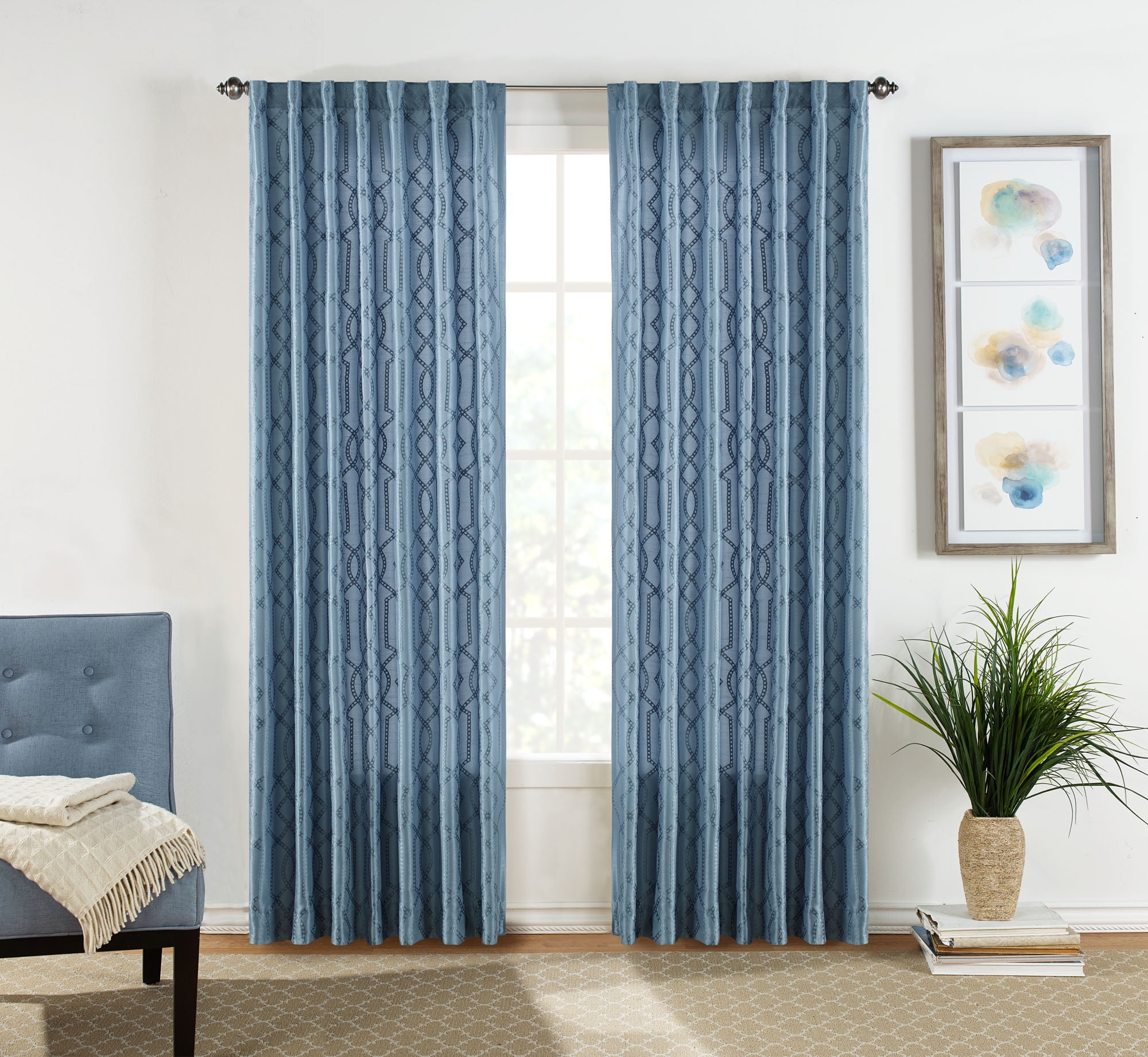 SureFit Home Décor Adalina Pocket Rod Drapery Panel Pair