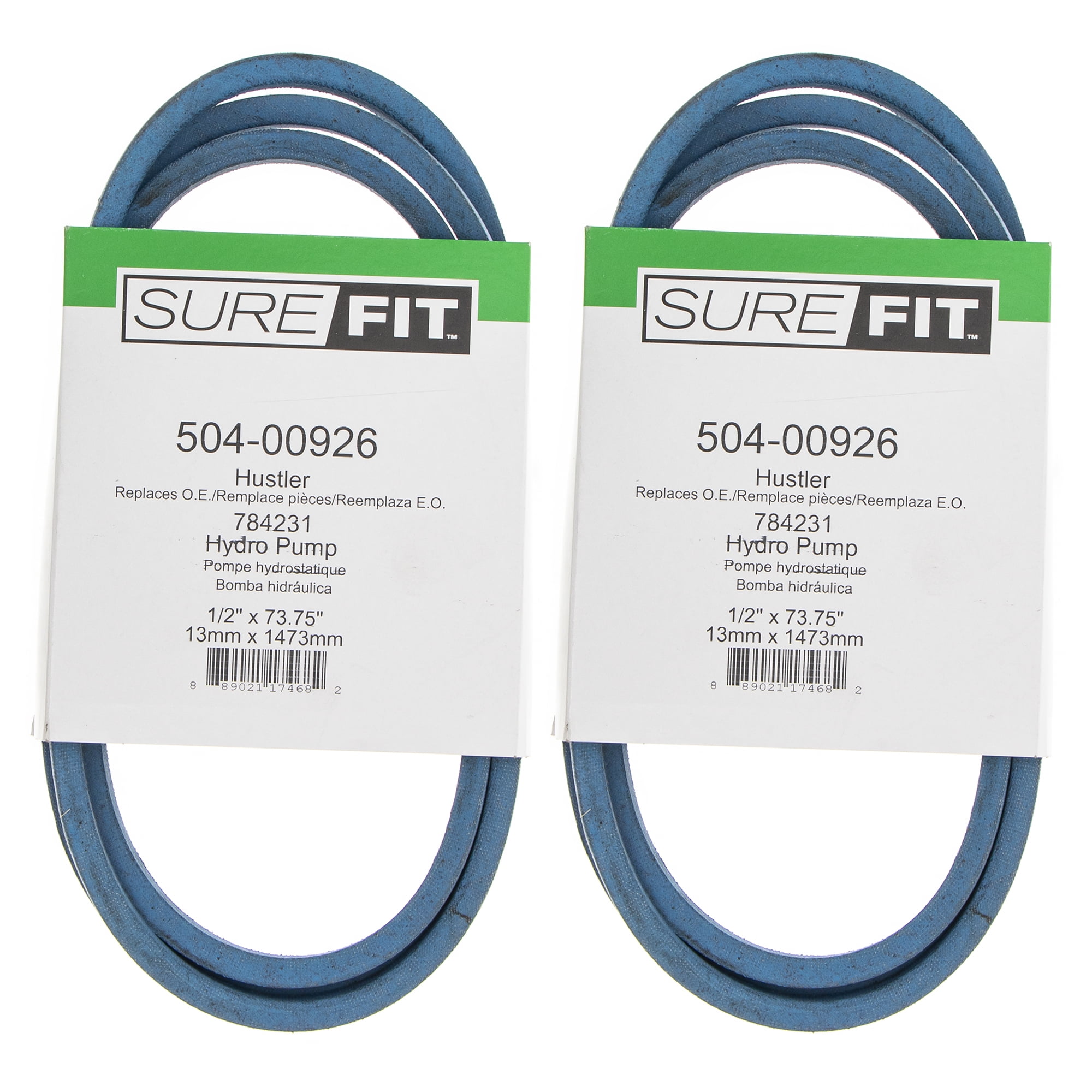SureFit Hydraulic Pump Drive Belts Replacement for Hustler 784231 44