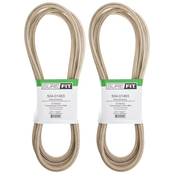 SureFit PTO Drive Belt 07200433 Ariens Gravely Pro-Master 992165 992167 2PK
