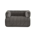 thumbnail image 1 of SureFit  Pet Otis Quilted 3-Sided Bolster Pet Bed, Waterproof Couch Protector 46x32 - Dark Gray, 1 of 5