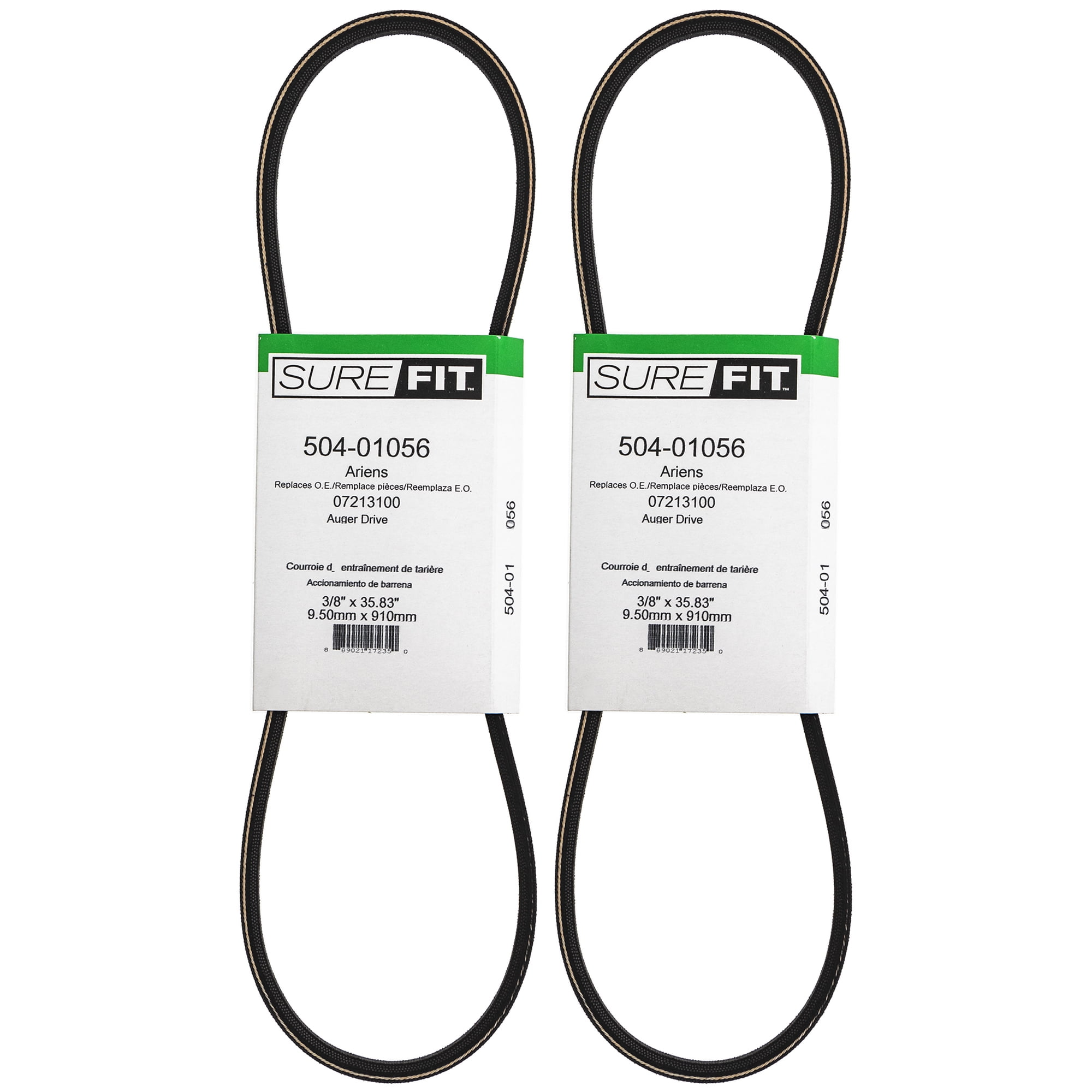 SureFit Auger Drive Belt for Ariens 07213100 ST824 724 1032 1236 Snow