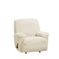thumbnail image 1 of SureFit Stretch Morgan 1 Piece Recliner Slipcover in Ivory, 1 of 7
