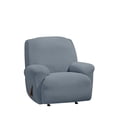thumbnail image 1 of SureFit Stretch Morgan 1 Piece Recliner Slipcover in Storm Blue, 1 of 3