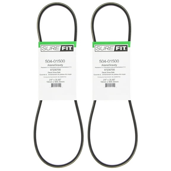 SureFit Transaxle Drive Belt 07230700 Ariens EZR 1440 1540 1640 1648 915001 2PK