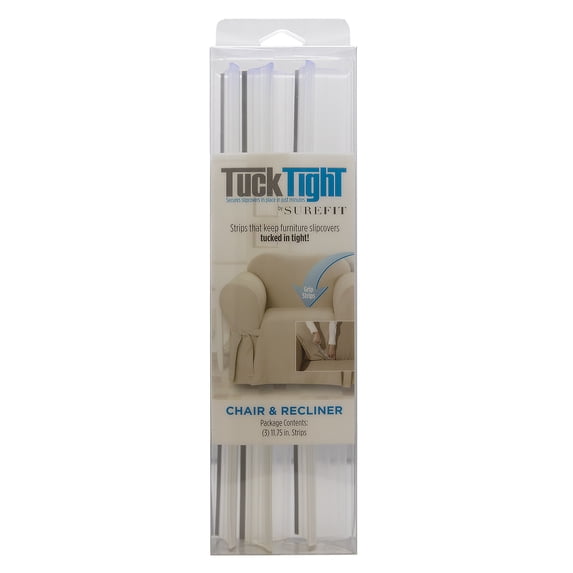 SureFit Tuck Tight Grips Clear Chair