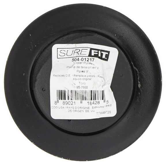 SureFit V-Type Idler Pulley Toro 95-7668 John Deere AM33574 GT 312-8 314-8 315-8