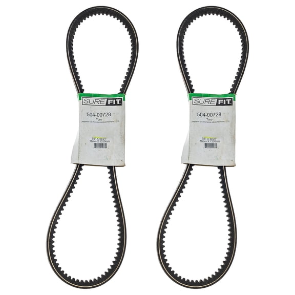 SureFit Wheel Drive Belt 1-323744 Toro Mid-Size ProLine Commercial 2PK