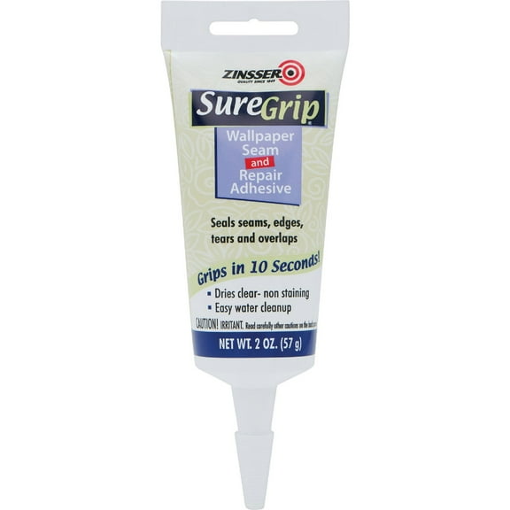 Zinsser SureGrip High Strength Clear Wallpaper Adhesive 2 oz