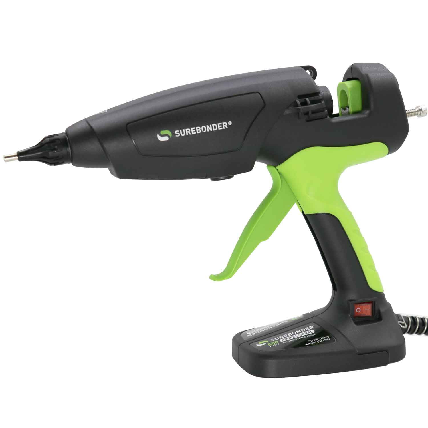 Surebonder PRO2-500 Industrial Grade 500 Watt Adjustable Temperature Heavy Duty High Output Flow 5/8" Hot Melt Glue Gun