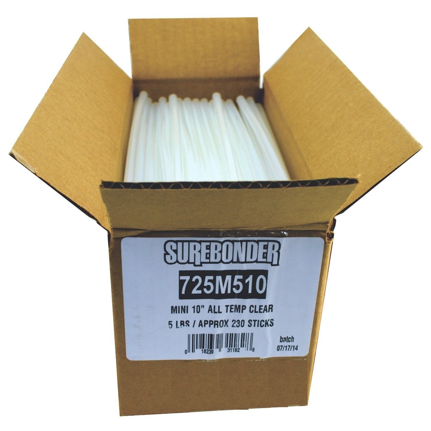 Surebonder 725M510 Mini (5/16") 10" All Temperature Hot Melt Glue Stick - 5 Lb Box