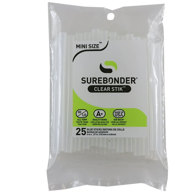 Surebonder All Purpose Clear 4-inch Full Size Hot Glue Sticks - 30 Pack