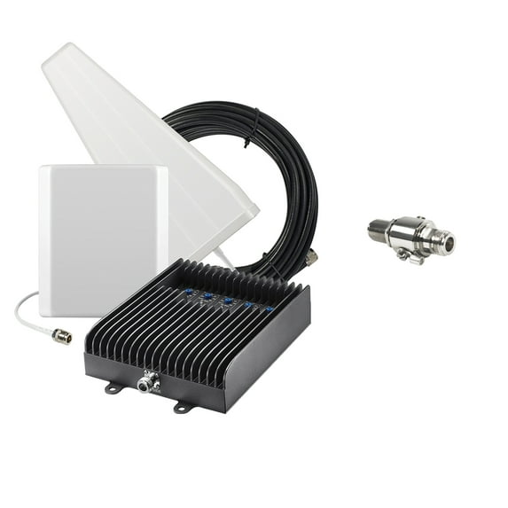 Surecall Fusion5S Yagi/Panel Signal-Booster Kit & SC-LP Lightning Protector