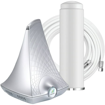 SureCall - Flare 4G Cell Phone Signal Booster - Silver