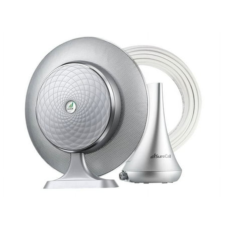 SureCall - EZ 4G Five-band Home Cellular Signal Booster - Silver