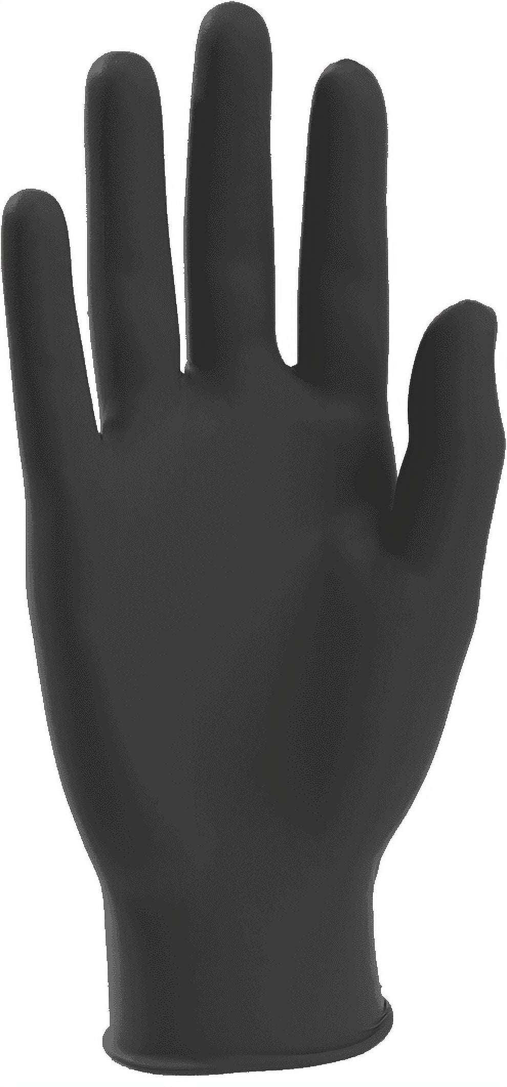 Surecare 5mil Black Nitrile Disposable Gloves Size XLARGE 1,000 ct Powder-Free Latex-Free Food/Exam Grade Textured
