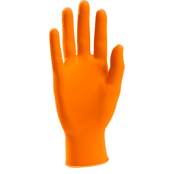 Surecare 6mil Orange Nitrile Disposable Gloves Size XLARGE 1,000ct Powder-Free Latex-Free Food/Exam Grade Textured