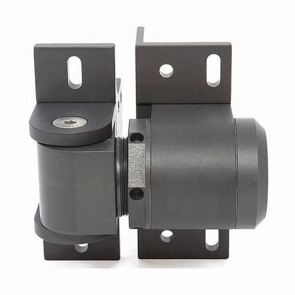 Gate Hinge, Aluminum, Screw-On Mounting, 1 3/4 in Leaf W x 4 3/8 in Leaf H, Anodized